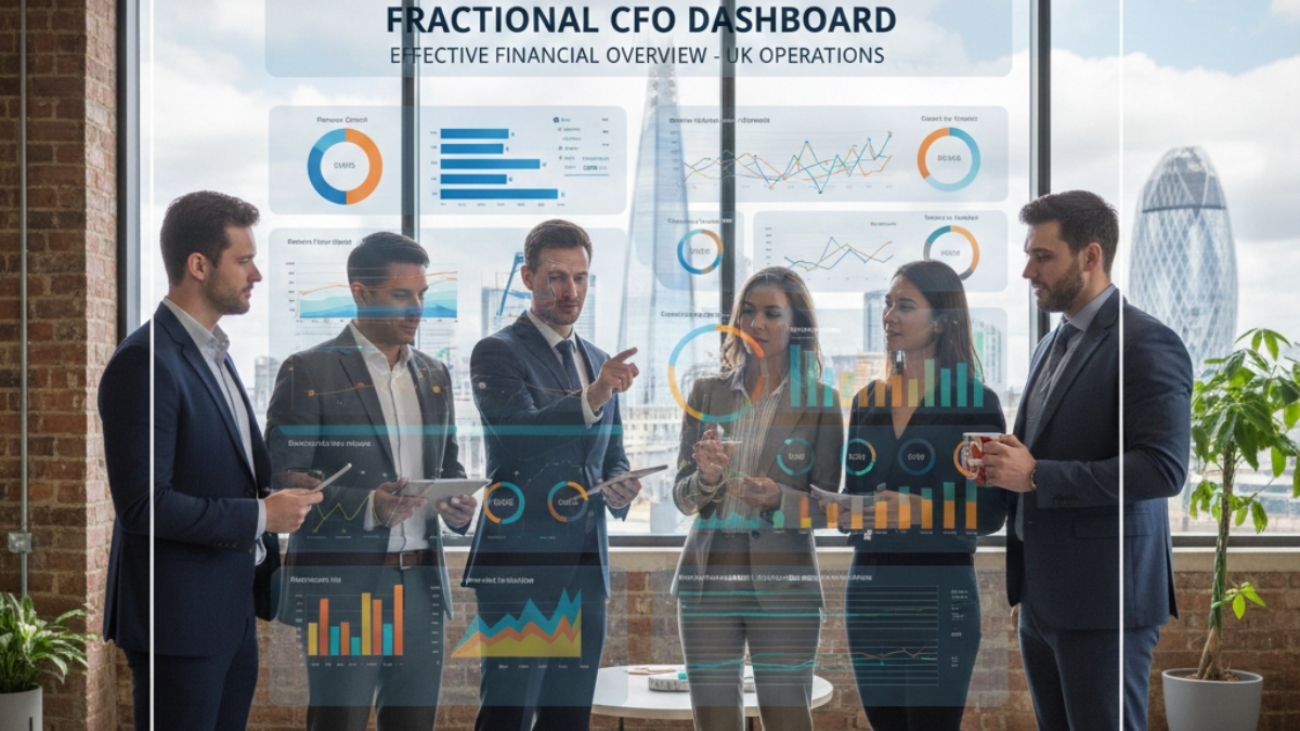 How to create effective financial dashboards as a Fractional CFO