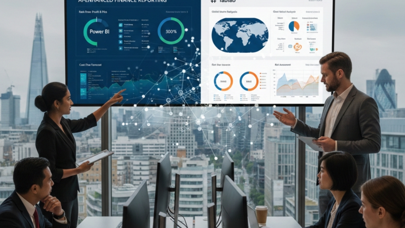 Power BI vs Tableau for AI-Enhanced Finance Reporting